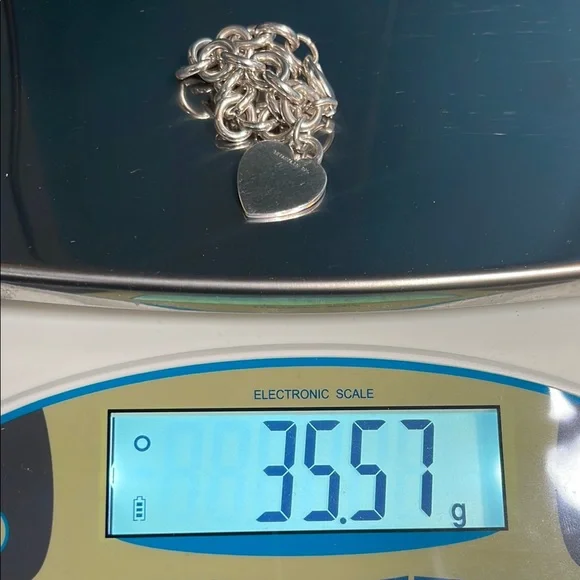 Tiffany & Co. Silver Charm Bracelet with Heart - Picture 6 of 6